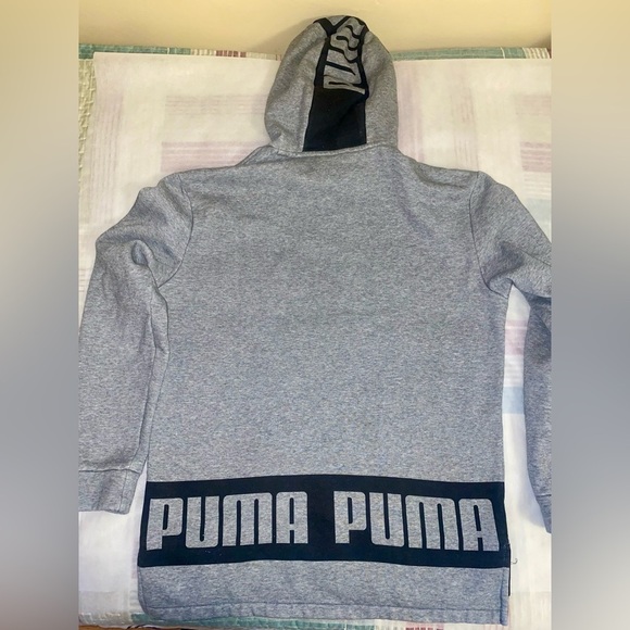 PUMA Men's Gray Hoodie - Picture 7 of 9